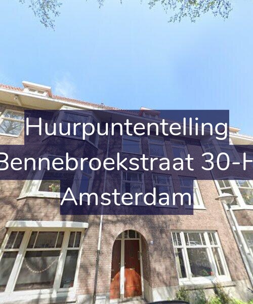 Foto gevel Huurpuntentelling voor Bennebroekstraat 30-H, Amsterdam