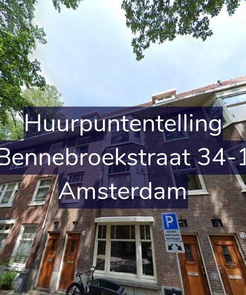 Foto gevel Huurpuntentelling voor Bennebroekstraat 34-1, Amsterdam