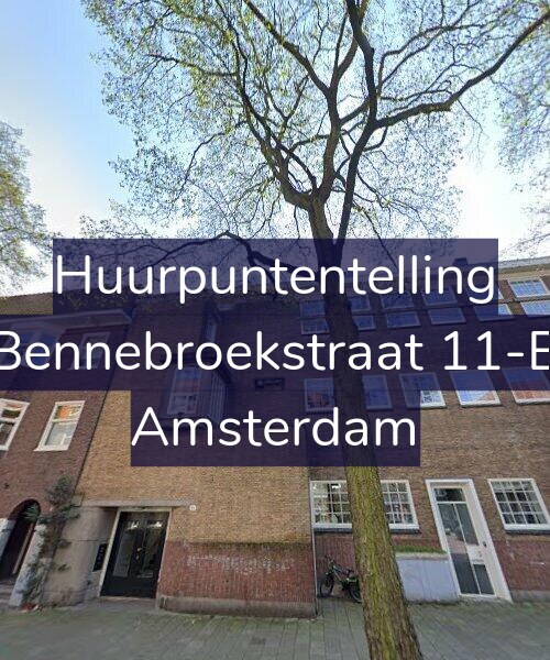 Foto gevel Huurpuntentelling voor Bennebroekstraat 11-B, Amsterdam
