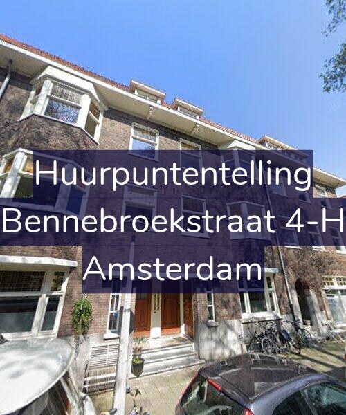 Foto gevel Huurpuntentelling voor Bennebroekstraat 4-H, Amsterdam