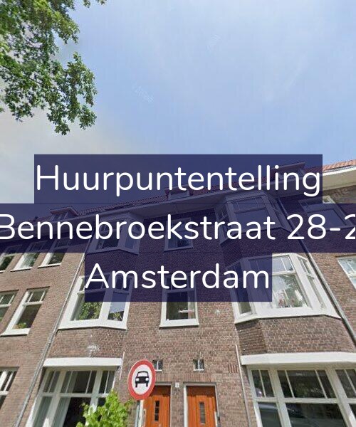 Foto gevel Huurpuntentelling voor Bennebroekstraat 28-2, Amsterdam