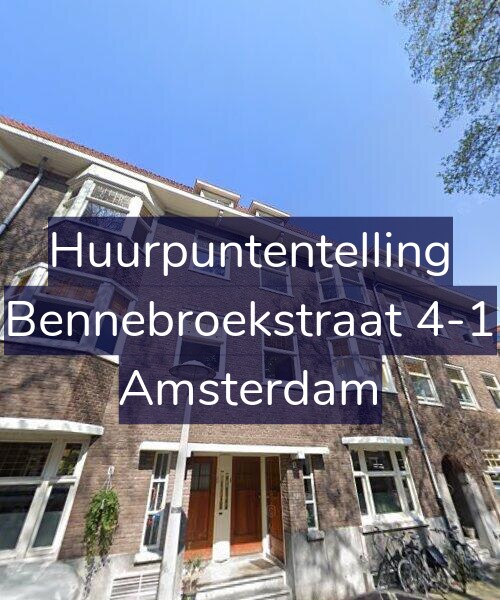 Foto gevel Huurpuntentelling voor Bennebroekstraat 4-1, Amsterdam