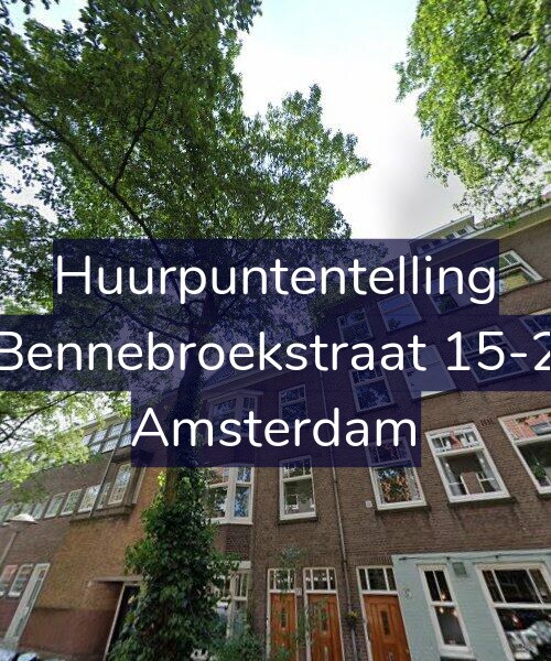 Foto gevel Huurpuntentelling voor Bennebroekstraat 15-2, Amsterdam