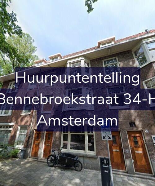 Foto gevel Huurpuntentelling voor Bennebroekstraat 34-H, Amsterdam