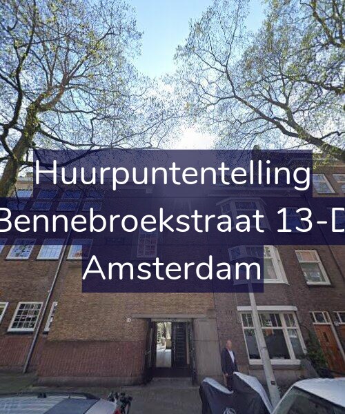 Foto gevel Huurpuntentelling voor Bennebroekstraat 13-D, Amsterdam