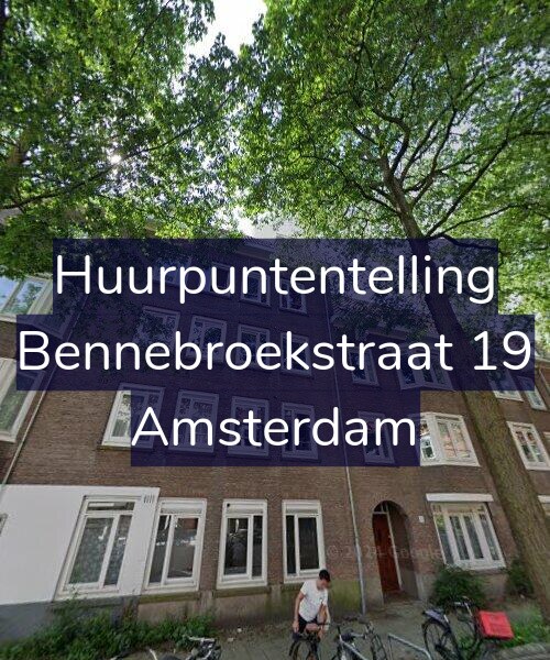 Foto gevel Huurpuntentelling voor Bennebroekstraat 19, Amsterdam
