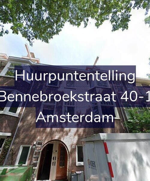 Foto gevel Huurpuntentelling voor Bennebroekstraat 40-1, Amsterdam