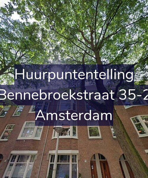 Foto gevel Huurpuntentelling voor Bennebroekstraat 35-2, Amsterdam