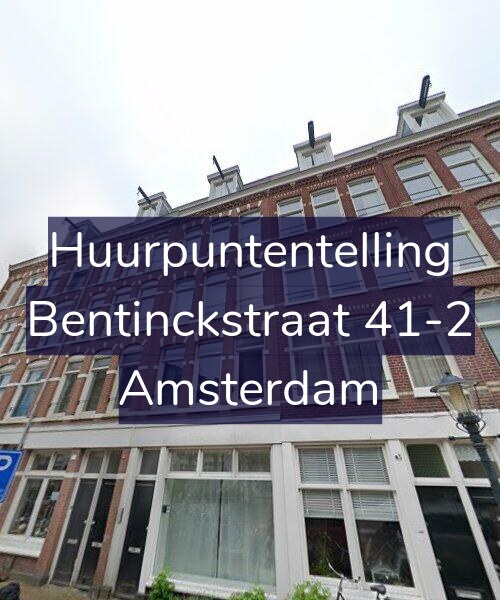 Foto gevel Huurpuntentelling voor Bentinckstraat 41-2, Amsterdam