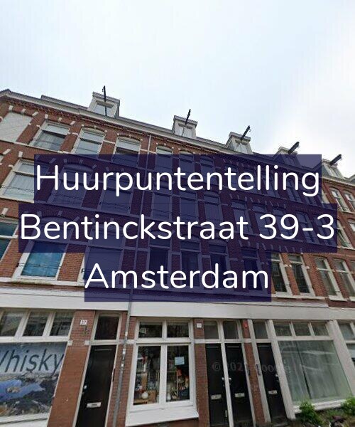 Foto gevel Huurpuntentelling voor Bentinckstraat 39-3, Amsterdam