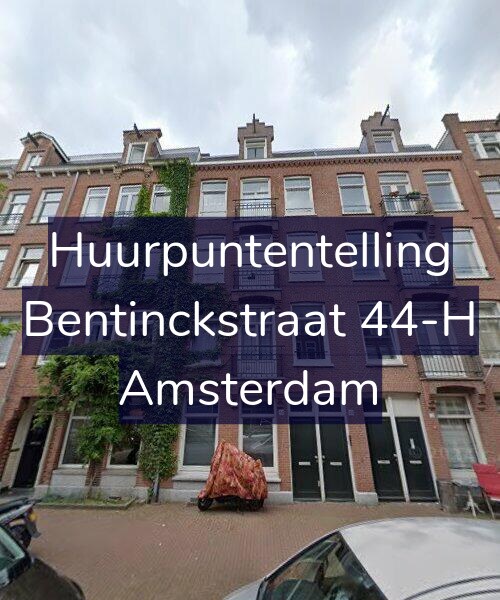 Foto gevel Huurpuntentelling voor Bentinckstraat 44-H, Amsterdam