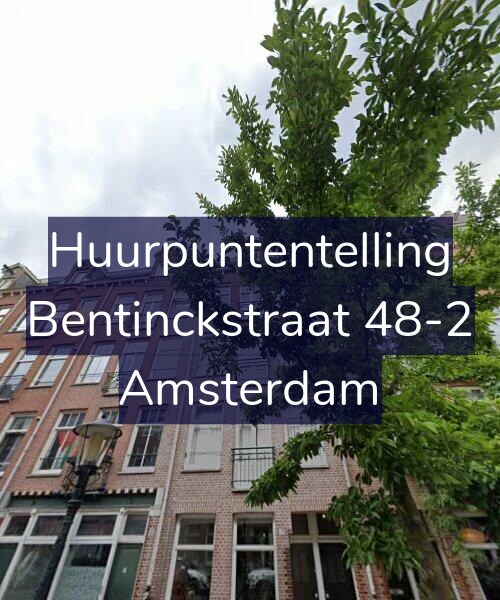 Foto gevel Huurpuntentelling voor Bentinckstraat 48-2, Amsterdam