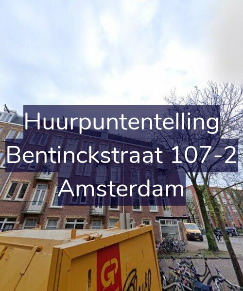 Foto gevel Huurpuntentelling voor Bentinckstraat 107-2, Amsterdam