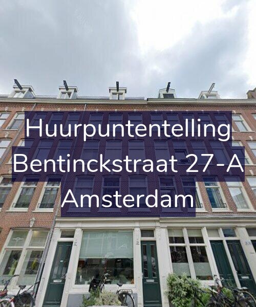 Foto gevel Huurpuntentelling voor Bentinckstraat 27-A, Amsterdam