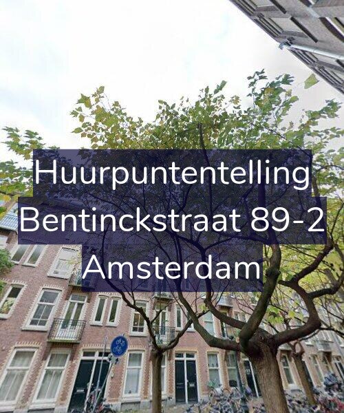 Foto gevel Huurpuntentelling voor Bentinckstraat 89-2, Amsterdam