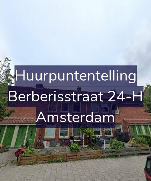 Foto gevel Huurpuntentelling voor Berberisstraat 24-H, Amsterdam