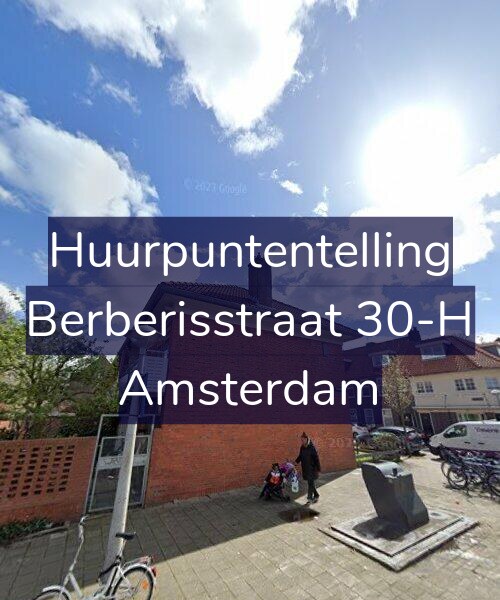 Foto gevel Huurpuntentelling voor Berberisstraat 30-H, Amsterdam