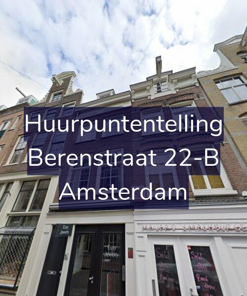 Foto gevel Huurpuntentelling voor Berenstraat 22-B, Amsterdam