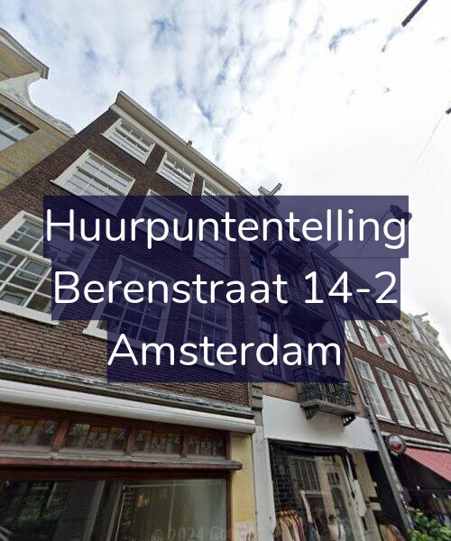 Foto gevel Huurpuntentelling voor Berenstraat 14-2, Amsterdam
