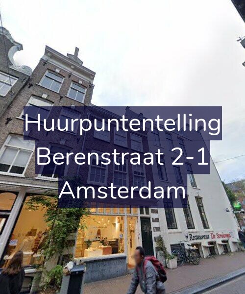 Foto gevel Huurpuntentelling voor Berenstraat 2-1, Amsterdam