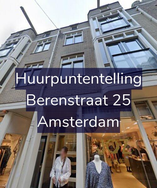 Foto gevel Huurpuntentelling voor Berenstraat 25, Amsterdam