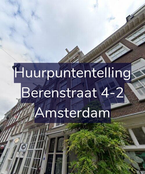 Foto gevel Huurpuntentelling voor Berenstraat 4-2, Amsterdam