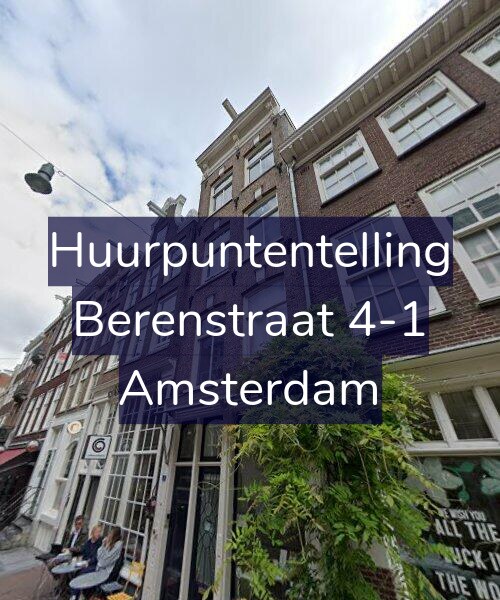 Foto gevel Huurpuntentelling voor Berenstraat 4-1, Amsterdam