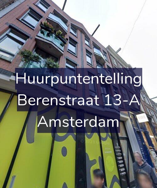 Foto gevel Huurpuntentelling voor Berenstraat 13-A, Amsterdam
