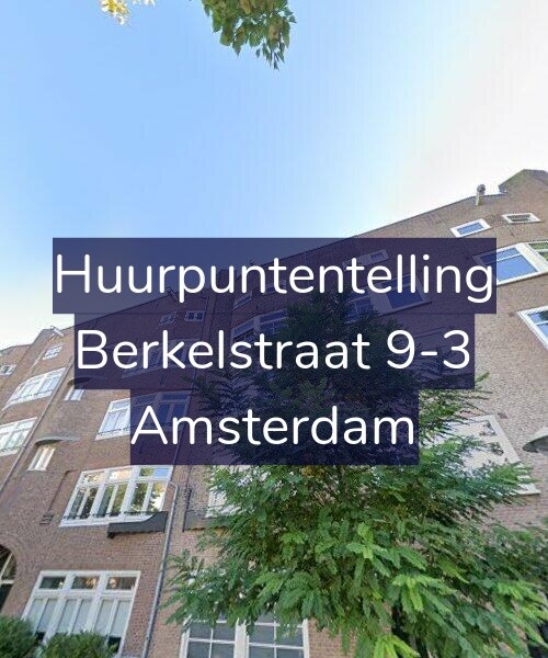 Foto gevel Huurpuntentelling voor Berkelstraat 9-3, Amsterdam