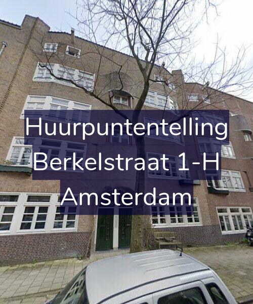 Foto gevel Huurpuntentelling voor Berkelstraat 1-H, Amsterdam