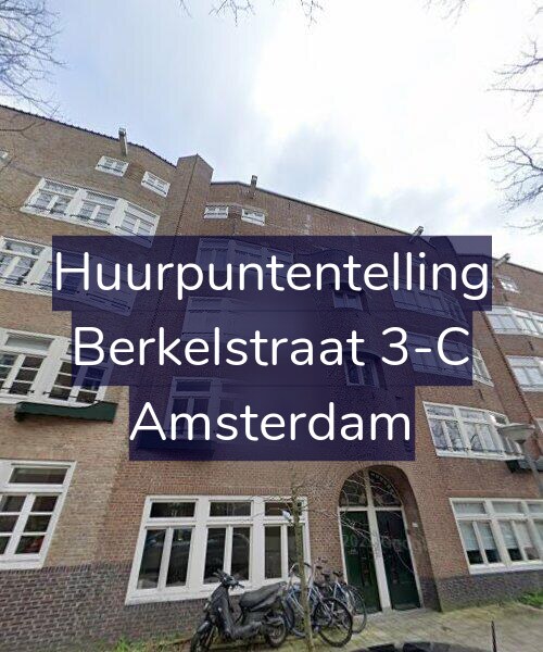 Foto gevel Huurpuntentelling voor Berkelstraat 3-C, Amsterdam