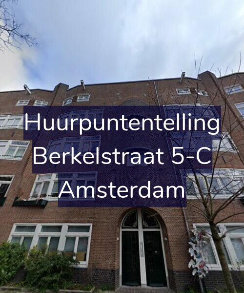 Foto gevel Huurpuntentelling voor Berkelstraat 5-C, Amsterdam