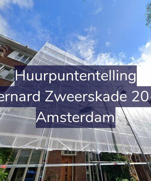 Foto gevel Huurpuntentelling voor Bernard Zweerskade 20-3, Amsterdam