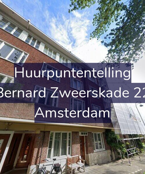 Foto gevel Huurpuntentelling voor Bernard Zweerskade 22, Amsterdam