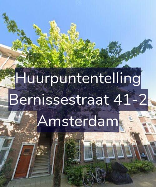 Foto gevel Huurpuntentelling voor Bernissestraat 41-2, Amsterdam