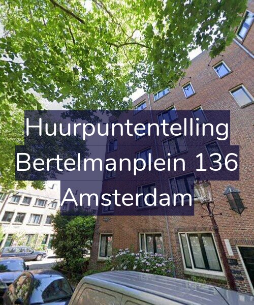 Foto gevel Huurpuntentelling voor Bertelmanplein 136, Amsterdam