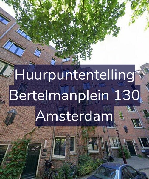 Foto gevel Huurpuntentelling voor Bertelmanplein 130, Amsterdam