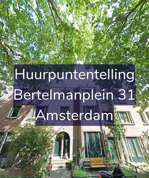 Foto gevel Huurpuntentelling voor Bertelmanplein 31, Amsterdam