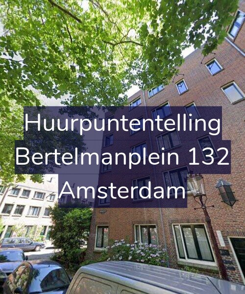 Foto gevel Huurpuntentelling voor Bertelmanplein 132, Amsterdam