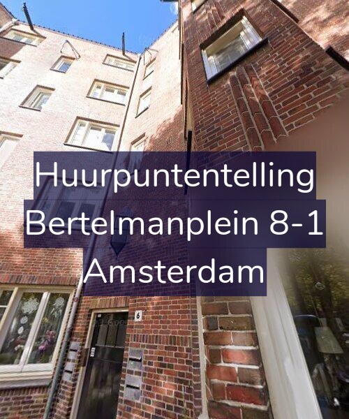 Foto gevel Huurpuntentelling voor Bertelmanplein 8-1, Amsterdam