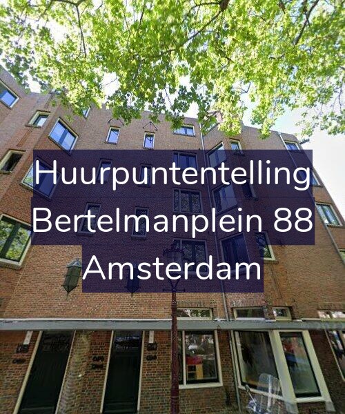 Foto gevel Huurpuntentelling voor Bertelmanplein 88, Amsterdam