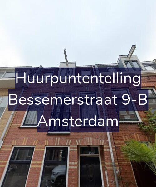Foto gevel Huurpuntentelling voor Bessemerstraat 9-B, Amsterdam