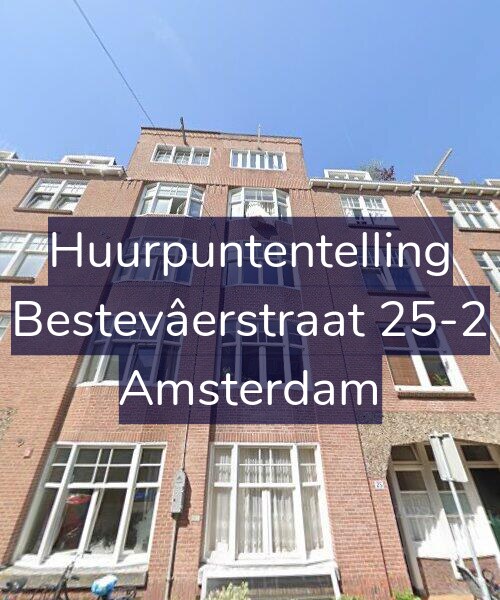 Foto gevel Huurpuntentelling voor Bestevâerstraat 25-2, Amsterdam