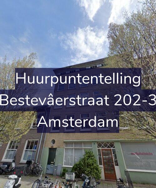 Foto gevel Huurpuntentelling voor Bestevâerstraat 202-3, Amsterdam