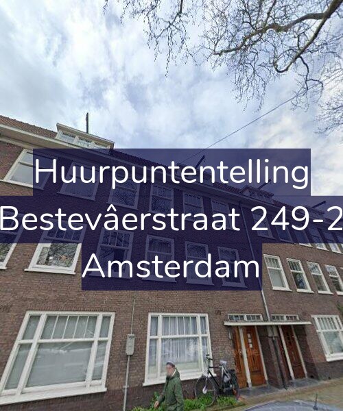 Foto gevel Huurpuntentelling voor Bestevâerstraat 249-2, Amsterdam