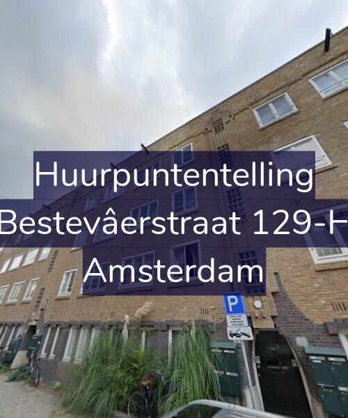 Foto gevel Huurpuntentelling voor Bestevâerstraat 129-H, Amsterdam