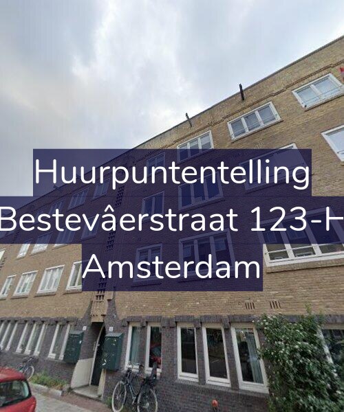 Foto gevel Huurpuntentelling voor Bestevâerstraat 123-H, Amsterdam