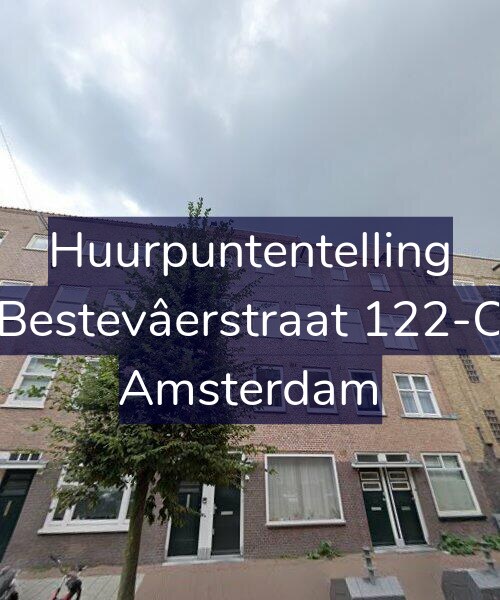 Foto gevel Huurpuntentelling voor Bestevâerstraat 122-C, Amsterdam