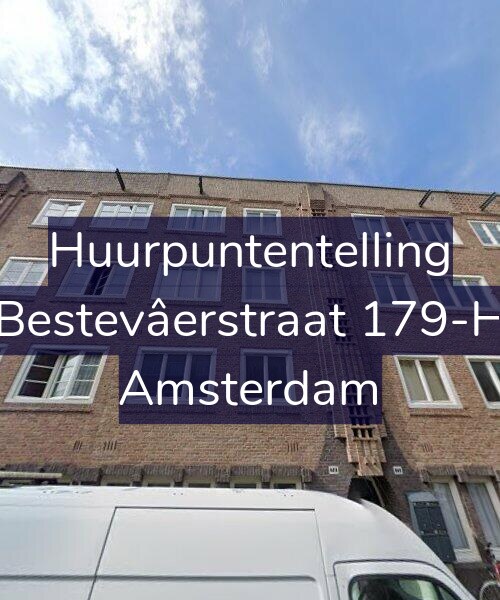 Foto gevel Huurpuntentelling voor Bestevâerstraat 179-H, Amsterdam