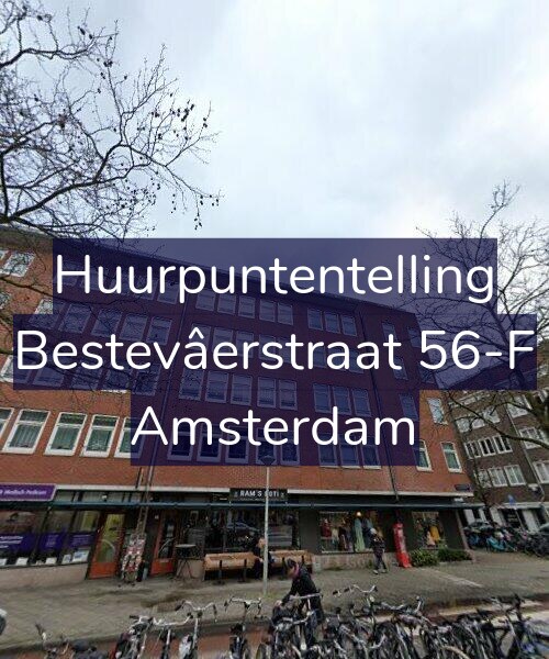 Foto gevel Huurpuntentelling voor Bestevâerstraat 56-F, Amsterdam